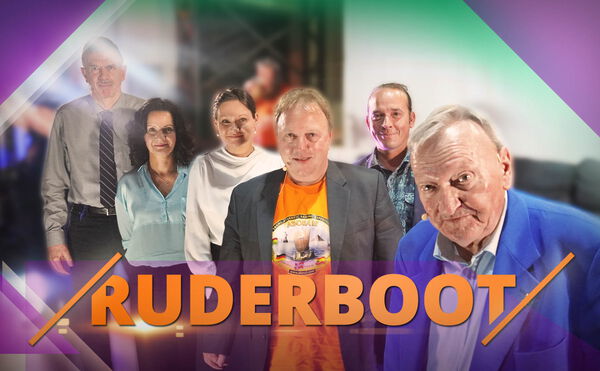 Ruderboot mit Erich von Däniken - Copyright Nuoviso